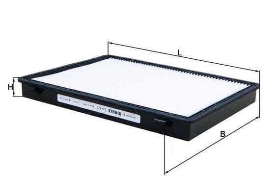 Filtru, aer habitaclu MAHLE LA 42/1