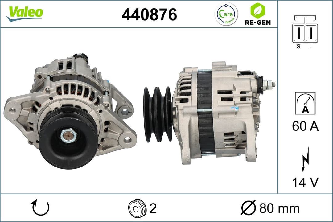 Generator / Alternator VALEO 440876