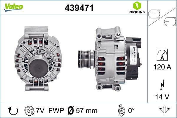 Generator / Alternator VALEO 439471