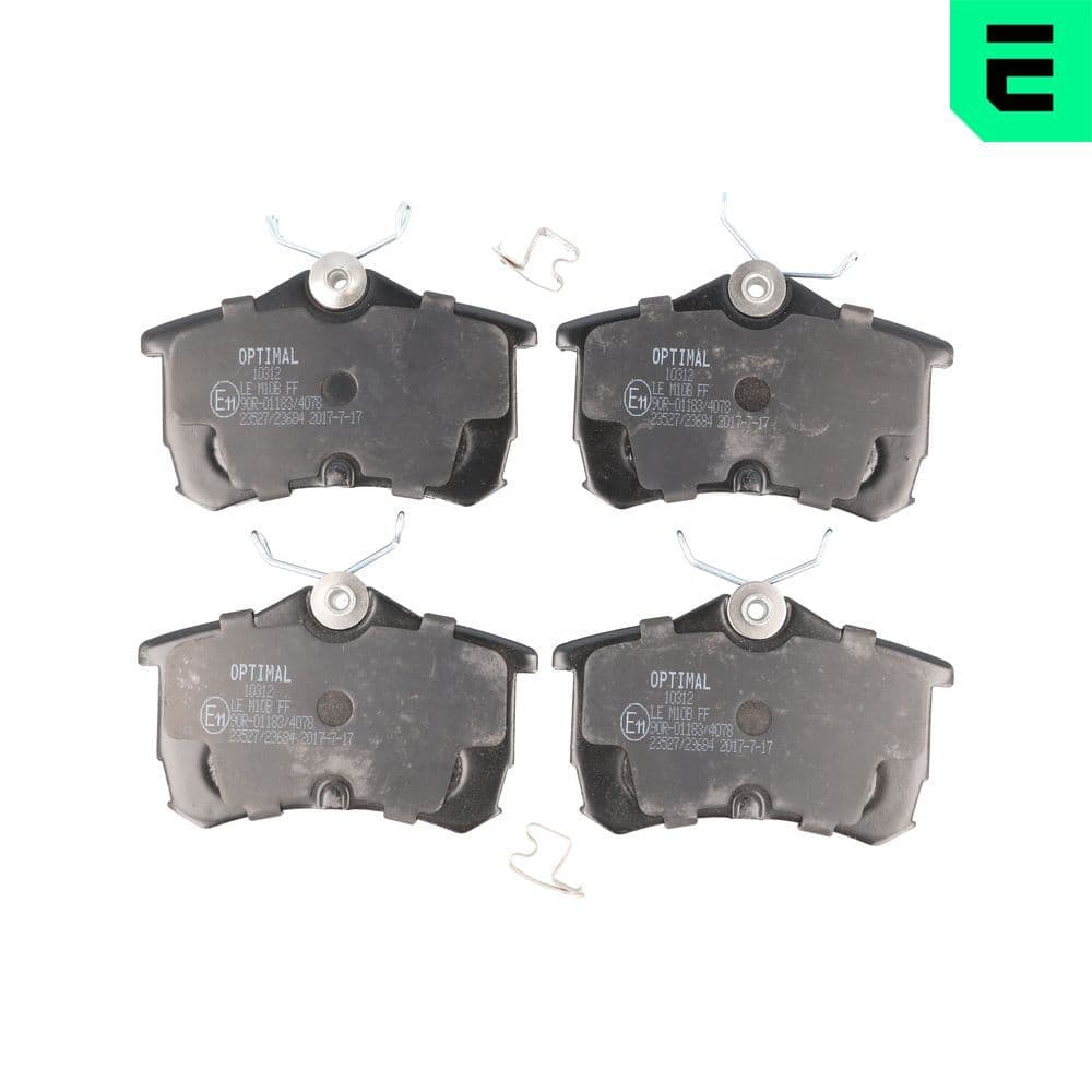 set placute frana,frana disc OPTIMAL BP-10312