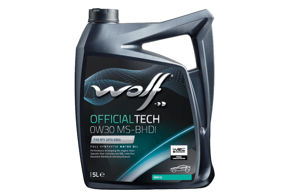 ulei de motor WOLF OFFICIALTECH 0W30 MS-BHDI 8323591