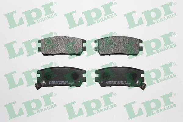set placute frana,frana disc LPR 05P518