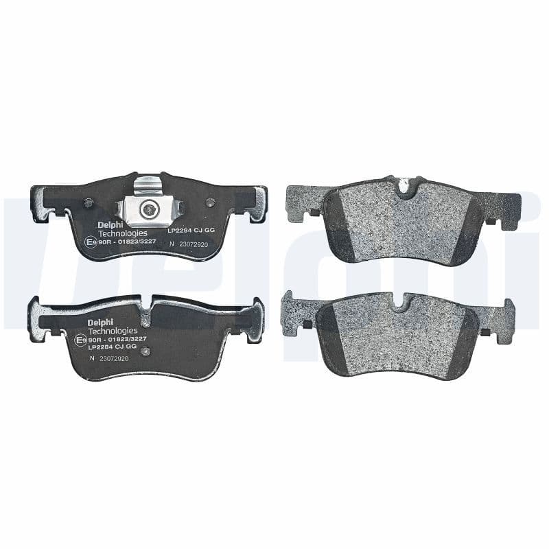 set placute frana,frana disc DELPHI LP2284