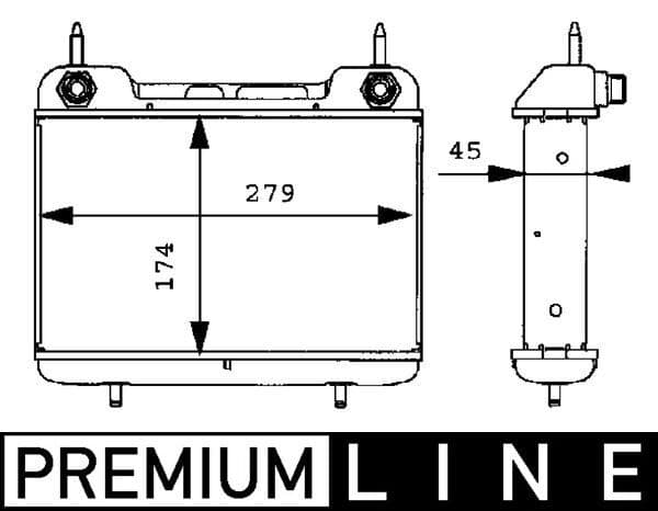 Radiator ulei, ulei motor MAHLE BEHR *** PREMIUM LINE *** CLC 27 000P