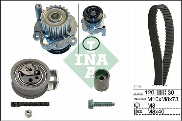 Set pompa apa + curea dintata Schaeffler INA 530 0091 31