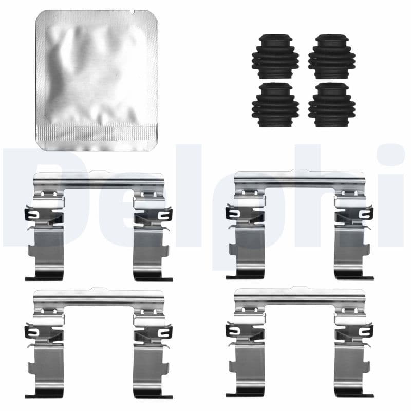 Set accesorii, placute frana DELPHI LX0828