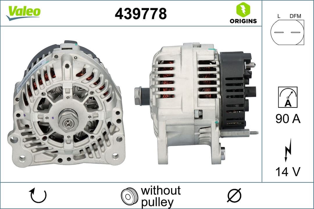 Generator / Alternator VALEO 439778