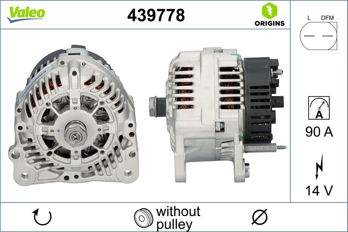 Generator / Alternator VALEO 439778
