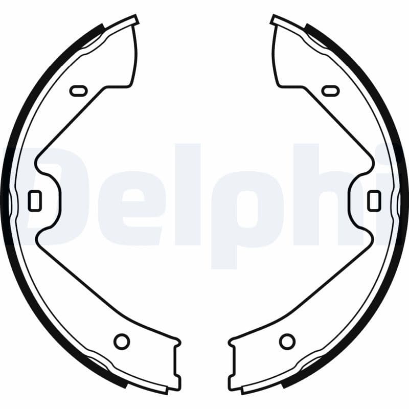 Set saboti frana, frana de mana DELPHI LS2070