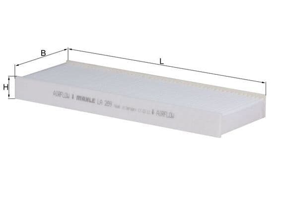 Filtru, aer habitaclu MAHLE LA 289