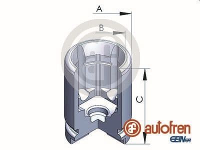 Piston, etrier frana AUTOFREN SEINSA D025121