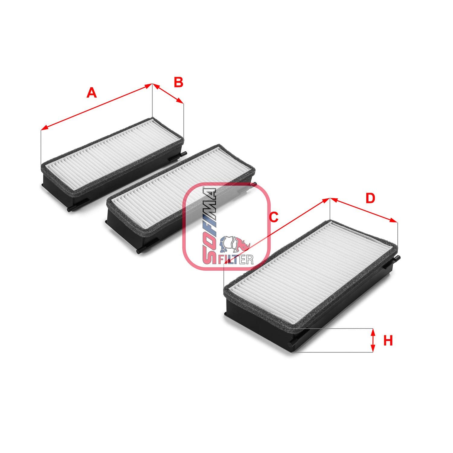 Filtru, aer habitaclu SOFIMA S 3070 C