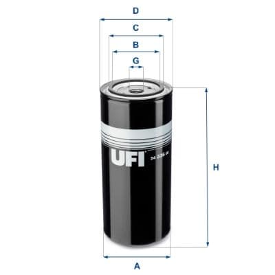 filtru combustibil UFI 24.336.00