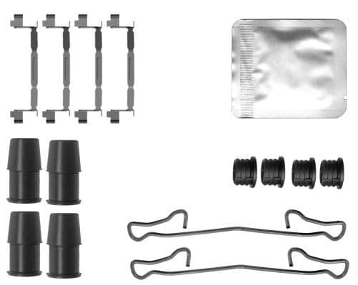 Set accesorii, placute frana TEXTAR 82561000