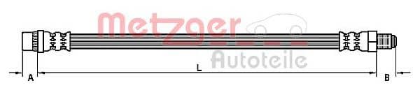 Furtun frana METZGER 4110122