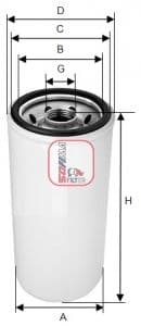 filtru combustibil SOFIMA S 4140 NR