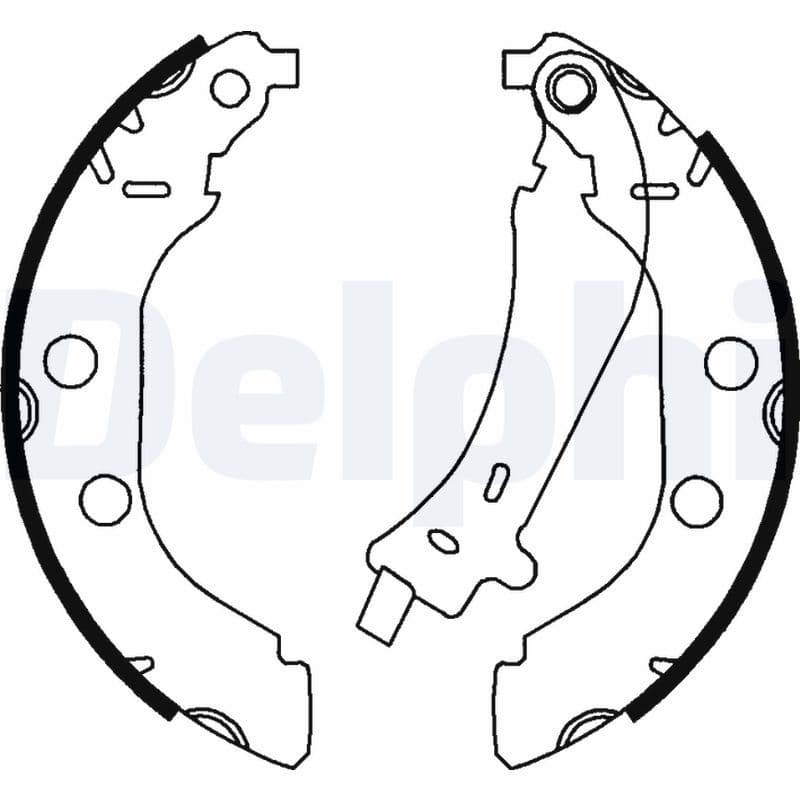 Set saboti frana DELPHI LS1723