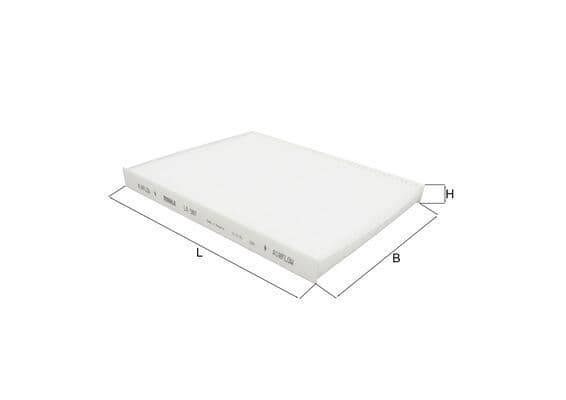 Filtru, aer habitaclu MAHLE LA 587