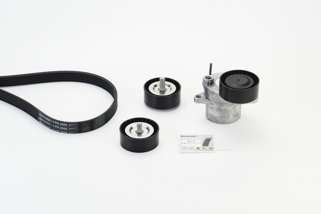 Set curea transmisie cu caneluri CONTINENTAL CTAM 6PK2000K1