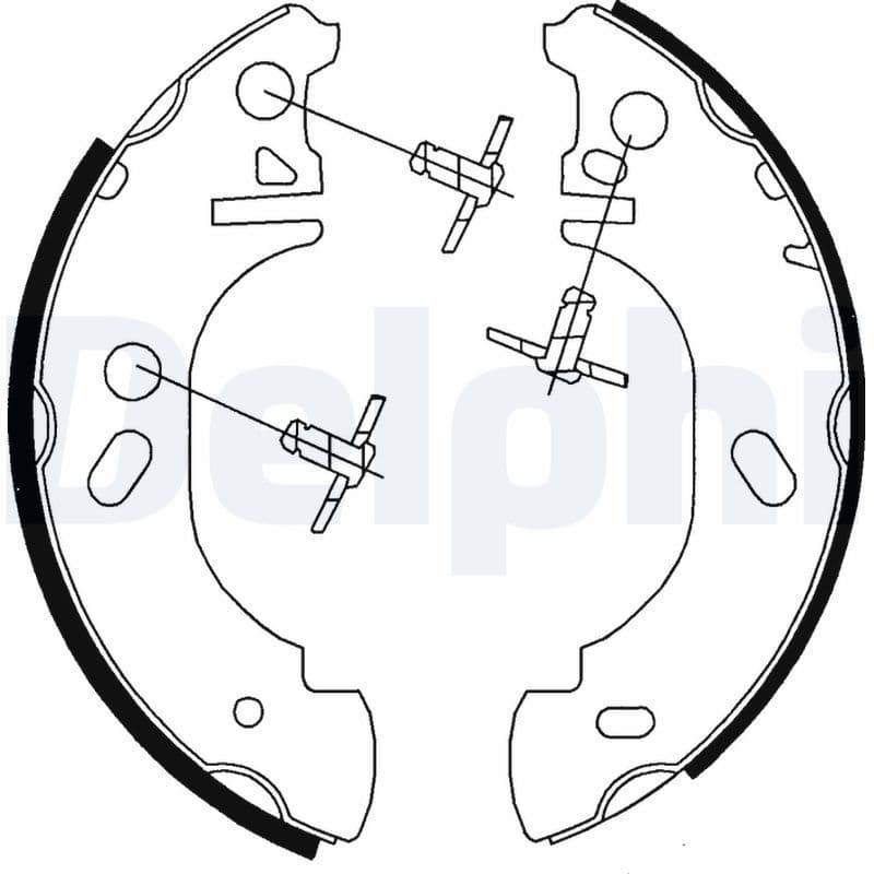 Set saboti frana DELPHI LS1700