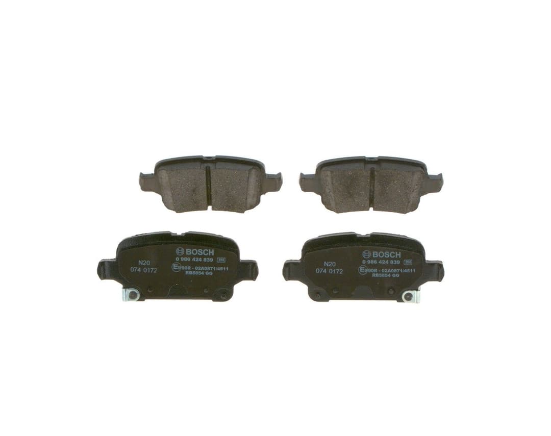 set placute frana,frana disc BOSCH 0 986 424 839