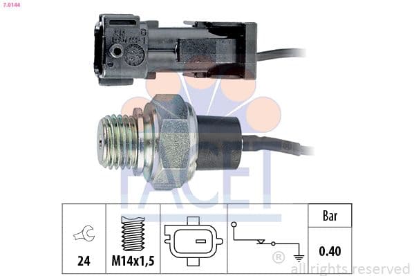 Senzor presiune ulei FACET 7.0144
