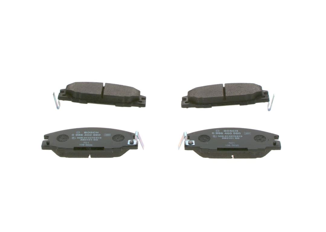 set placute frana,frana disc BOSCH 0 986 460 960
