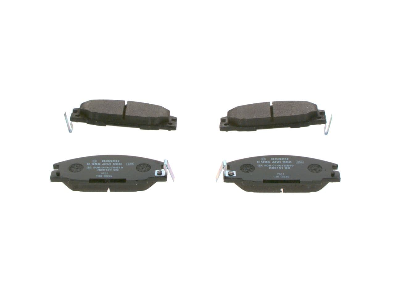 set placute frana,frana disc BOSCH 0 986 460 960