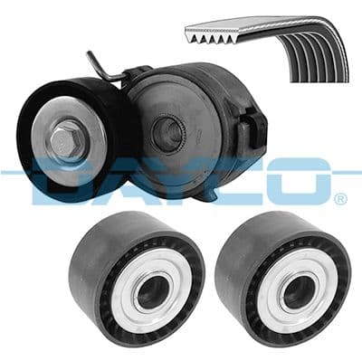 Set curea transmisie cu caneluri DAYCO KPV243