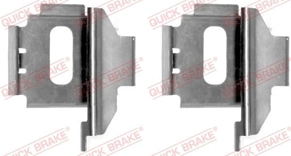 Set accesorii, placute frana QUICK BRAKE 109-1283
