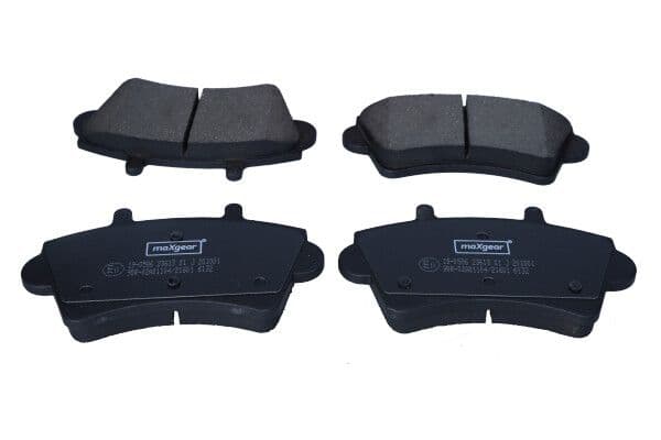 set placute frana,frana disc MAXGEAR 19-0586