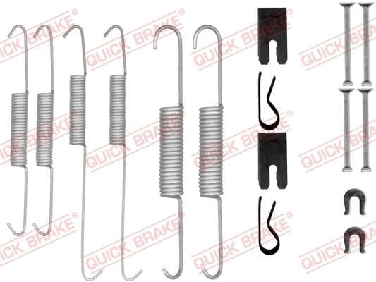 Set accesorii, sabot de frana QUICK BRAKE 105-0854