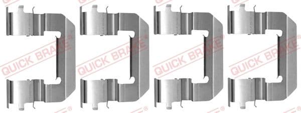 Set accesorii, placute frana QUICK BRAKE 109-0014
