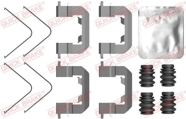 Set accesorii, placute frana QUICK BRAKE 109-0123