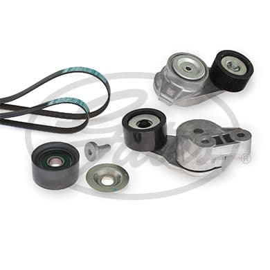 Set curea transmisie cu caneluri GATES FleetRunner™ Micro-V® K048PK1385HD