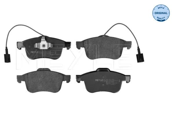 set placute frana,frana disc MEYLE 025 243 4019