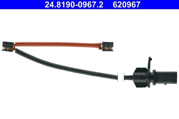 senzor de avertizare,uzura placute de frana ATE 24.8190-0967.2