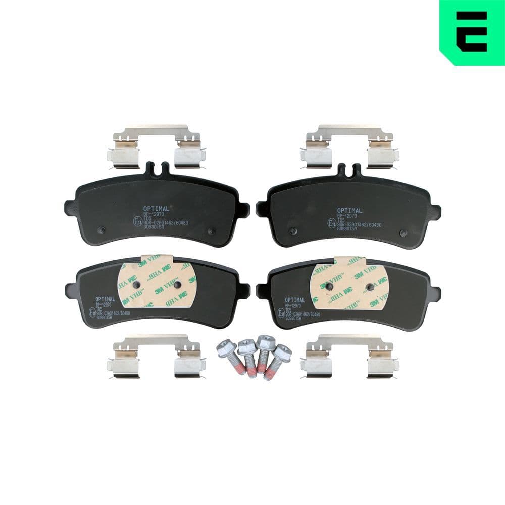 set placute frana,frana disc OPTIMAL BP-12970