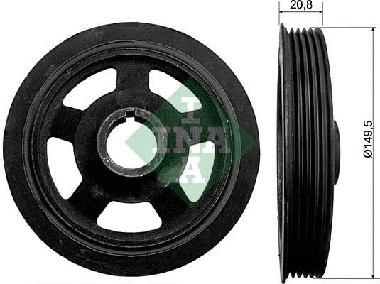 Fulie curea, arbore cotit Schaeffler INA 544 0092 10