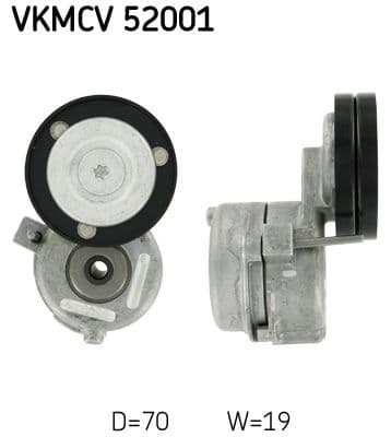 Intinzator curea, curea distributie SKF VKMCV 52001