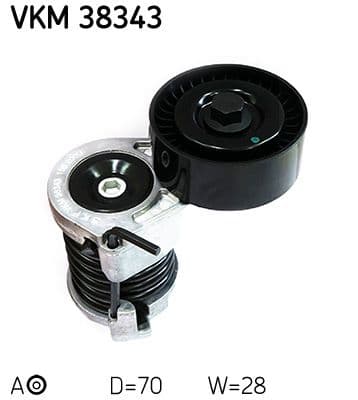 Intinzator curea, curea distributie SKF VKM 38343