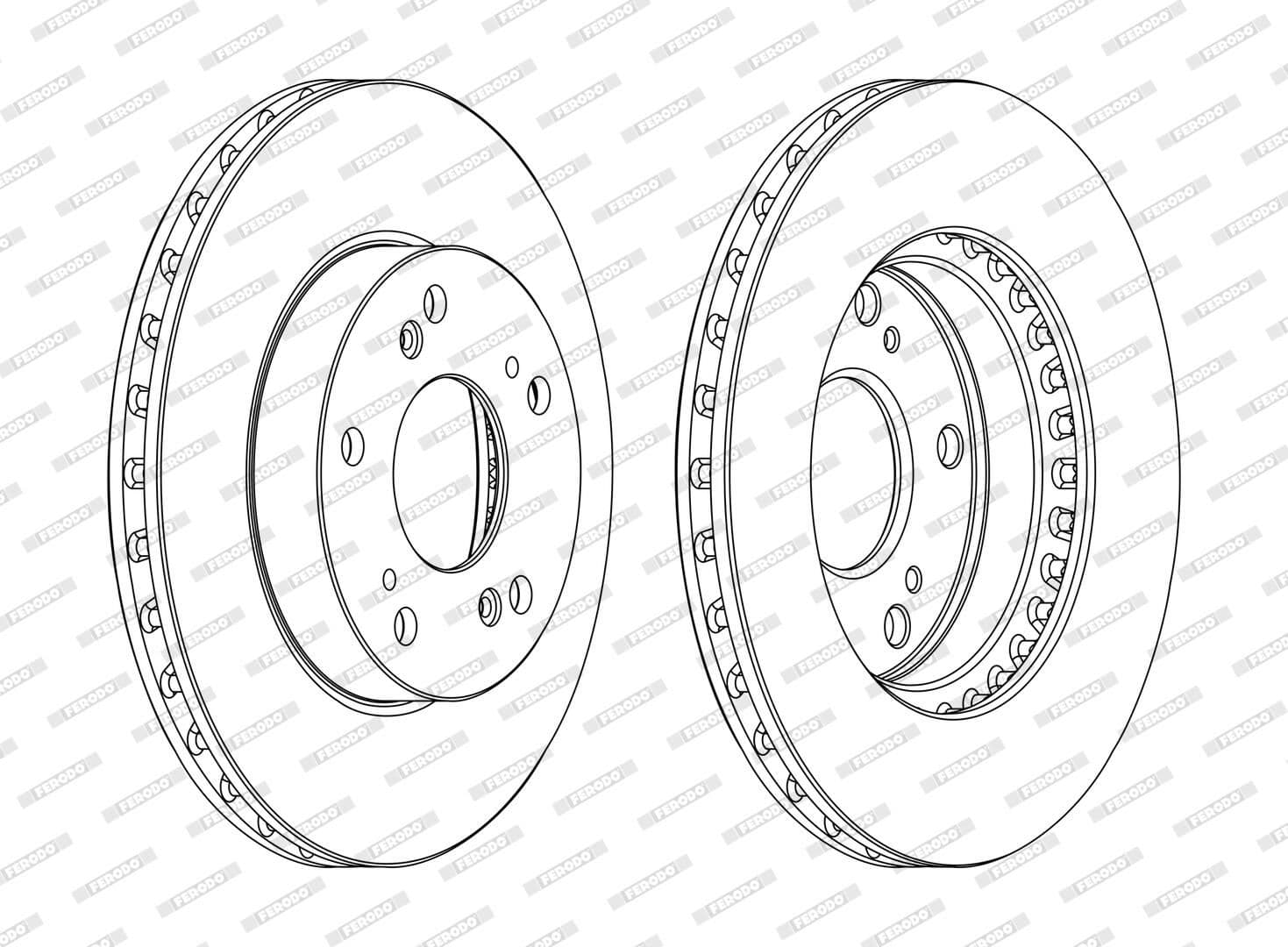 Disc frana FERODO DDF1939C