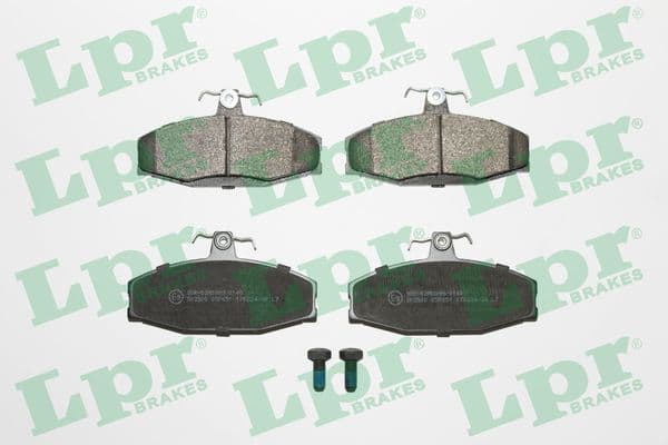 set placute frana,frana disc LPR 05P651