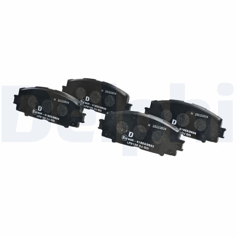 set placute frana,frana disc DELPHI LP2135
