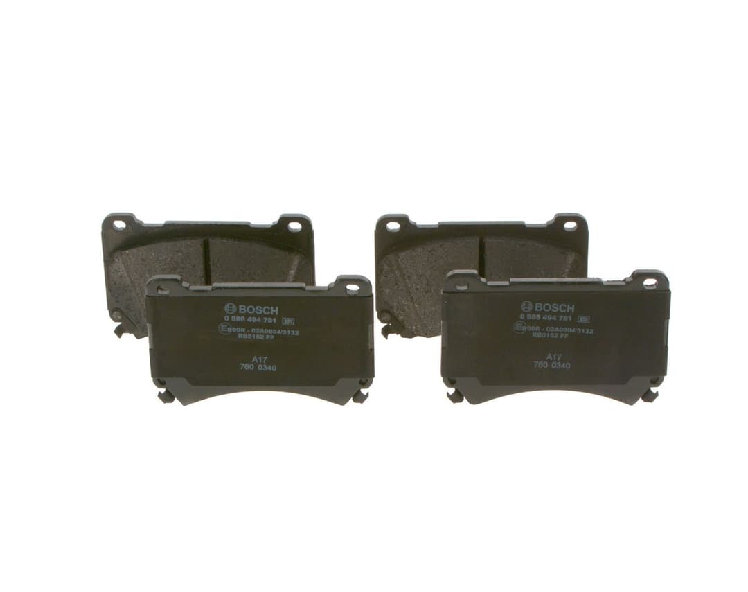 set placute frana,frana disc BOSCH 0 986 494 781