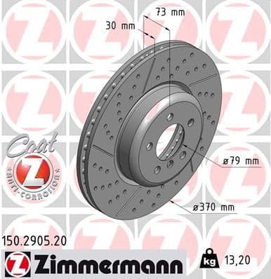 Disc frana ZIMMERMANN COAT Z 150.2905.20