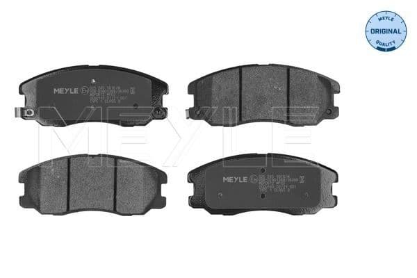 set placute frana,frana disc MEYLE -ORIGINAL: True to OE. 025 245 1016/W