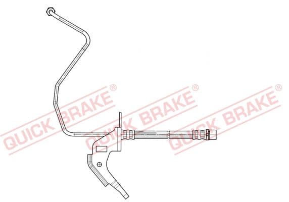 Furtun frana QUICK BRAKE 35.913
