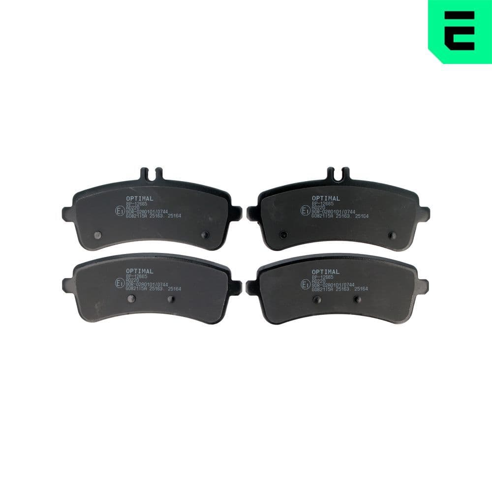 set placute frana,frana disc OPTIMAL BP-12665