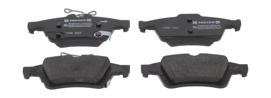 set placute frana,frana disc FERODO PREMIER ECO FRICTION FDB5245